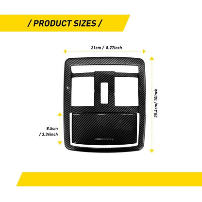 Set of 2 Upper Reading Lamp Bezel Cover Trim Panels for Dodge Challenger (2010–2025) Carbon