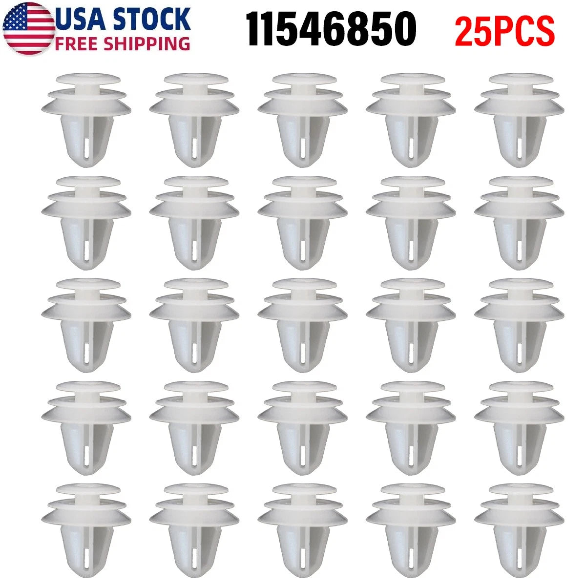 25PCS Fender Trim Retainer Clips for GM (2015–2023)