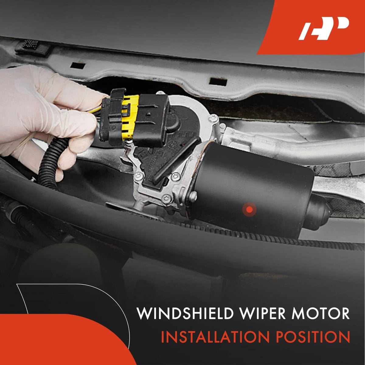 Front Windshield Wiper Motor for Dodge Ram 1500 2500 (1994–1996)