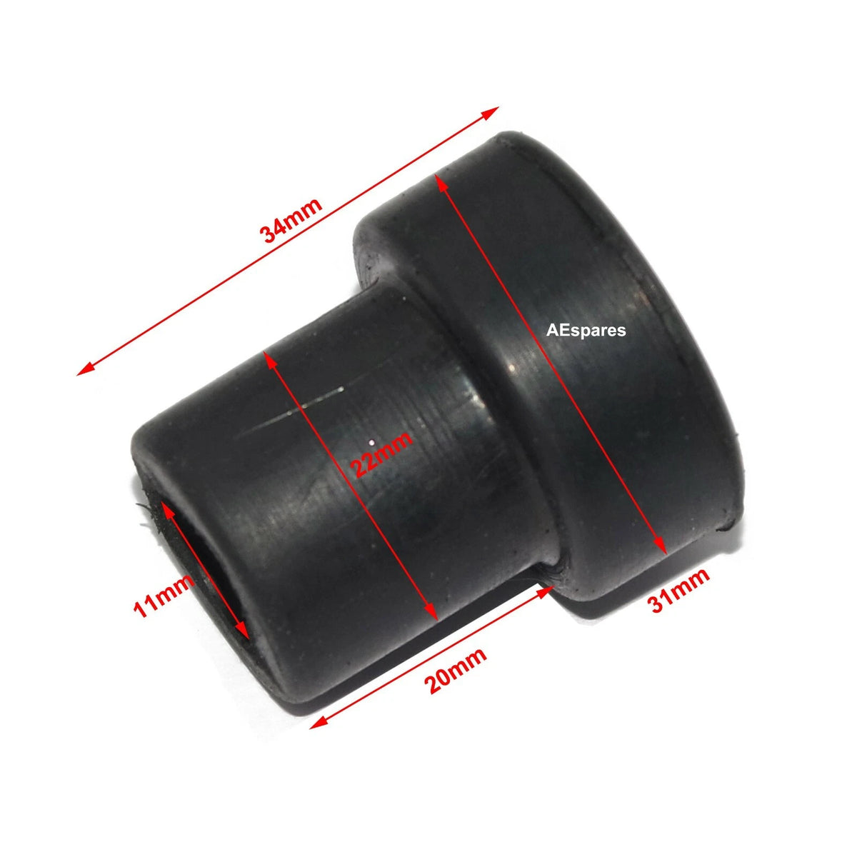 2X Petrol Tank Sleeve Rubber for Royal Enfield UCE Model
