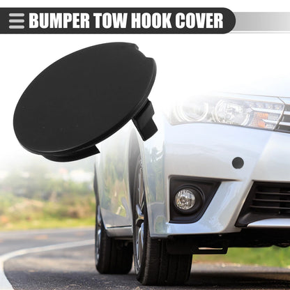 Front Bumper Tow Hook Cover Cap for Ford Explorer (2011–2015) BB5Z17A900APTM Black