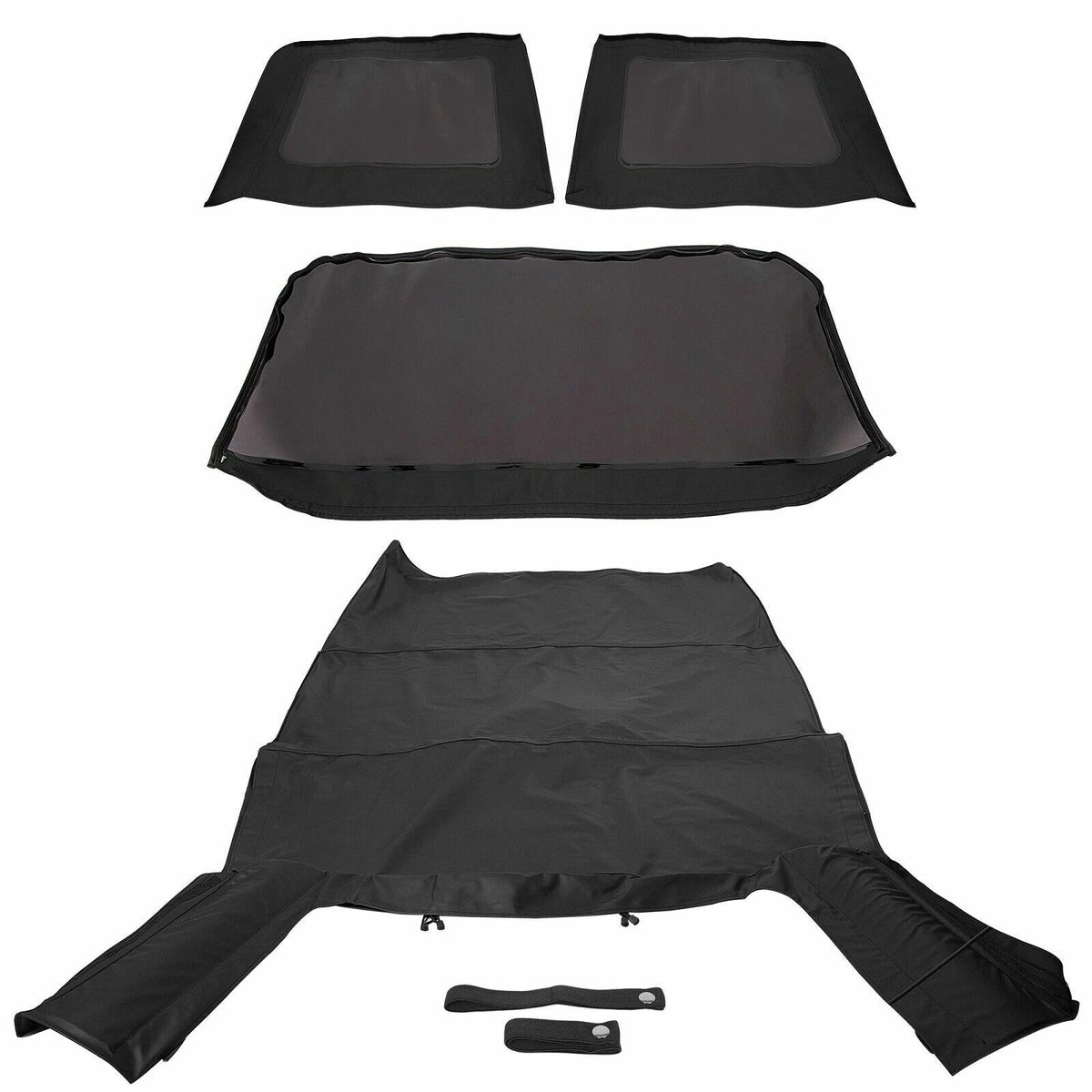 Soft Top for Jeep Wrangler JK Unlimited 4 Door (2007–2018) - Tinted Windows