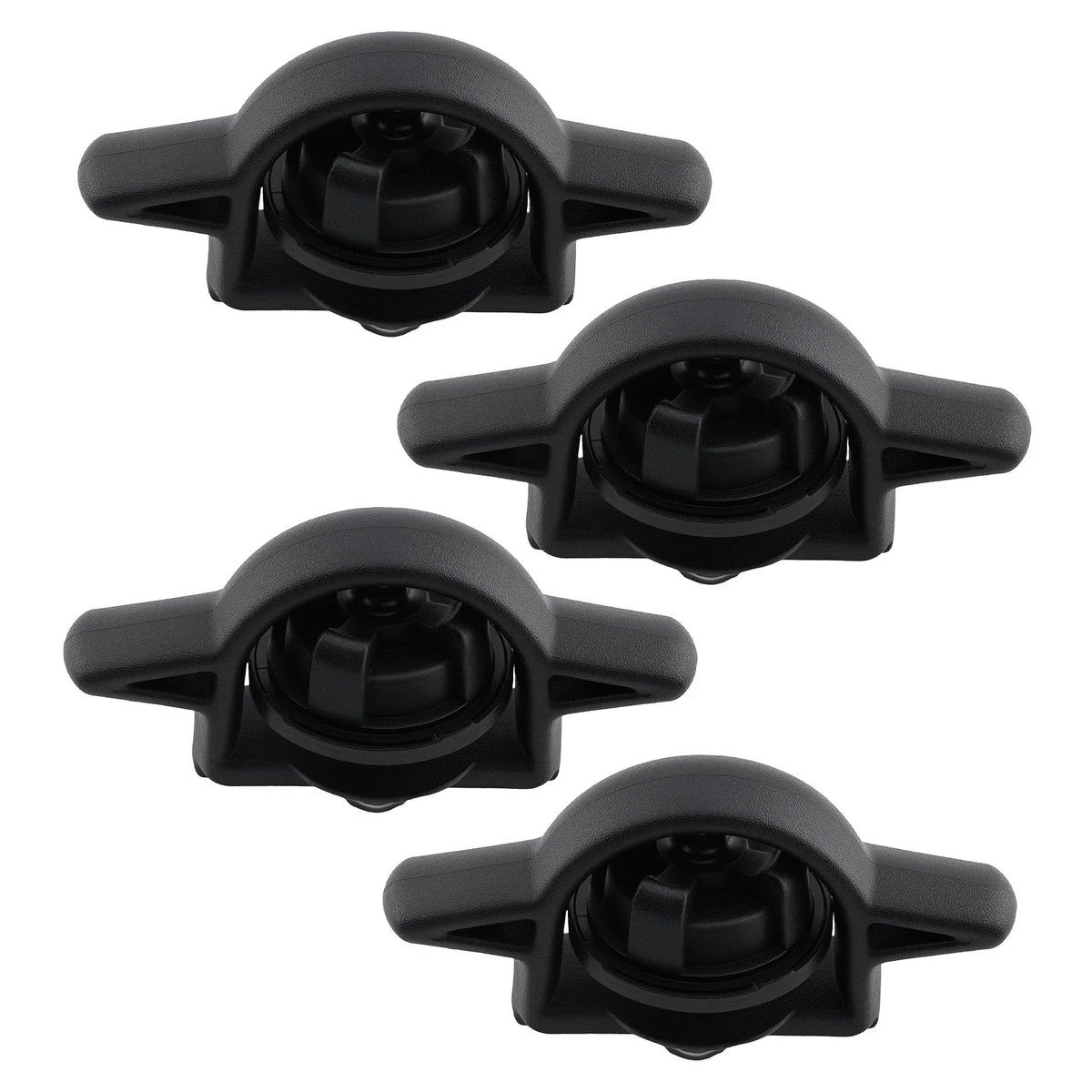 Set of 4 Bed Cargo Anchors for Toyota Tacoma (2005–2020) PT27835111 Black PP