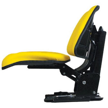 TF222YL Yellow Back Flip Up Seat for John Deere Tractors