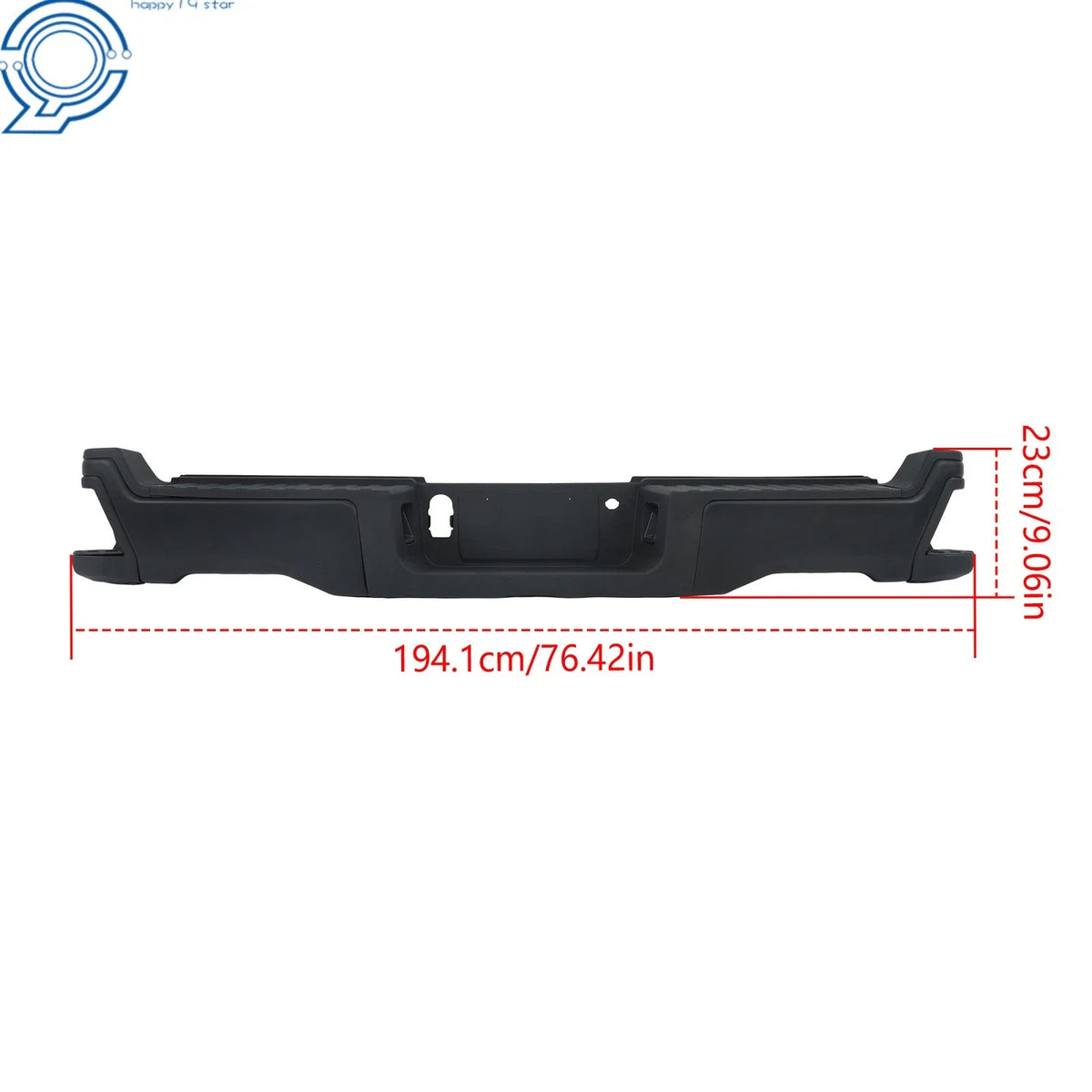 Rear Step Bumper Assembly for Ford F250 F350 Super Duty (2023–2024)