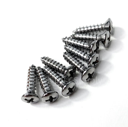 Door Sill Plates Screws Hardware Set for Ford Mustang (1965–1968)