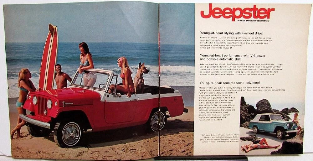 Sales Brochure for Jeepster 4WD Sports Convertible (1966)