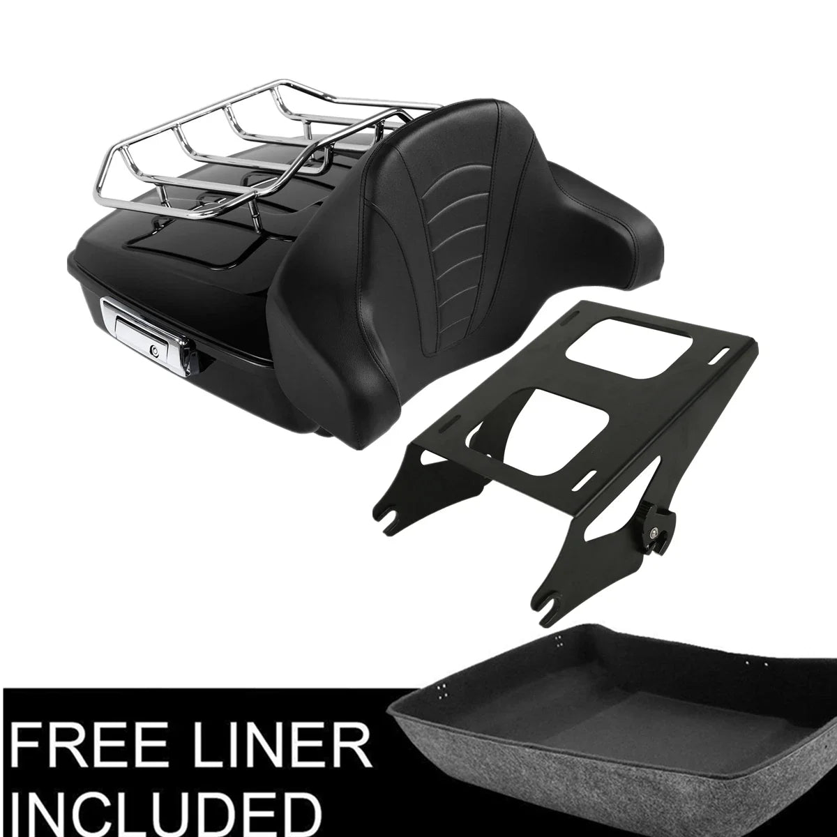 Chopped Trunk Pad for Harley Touring Road Glide (2014–2025)