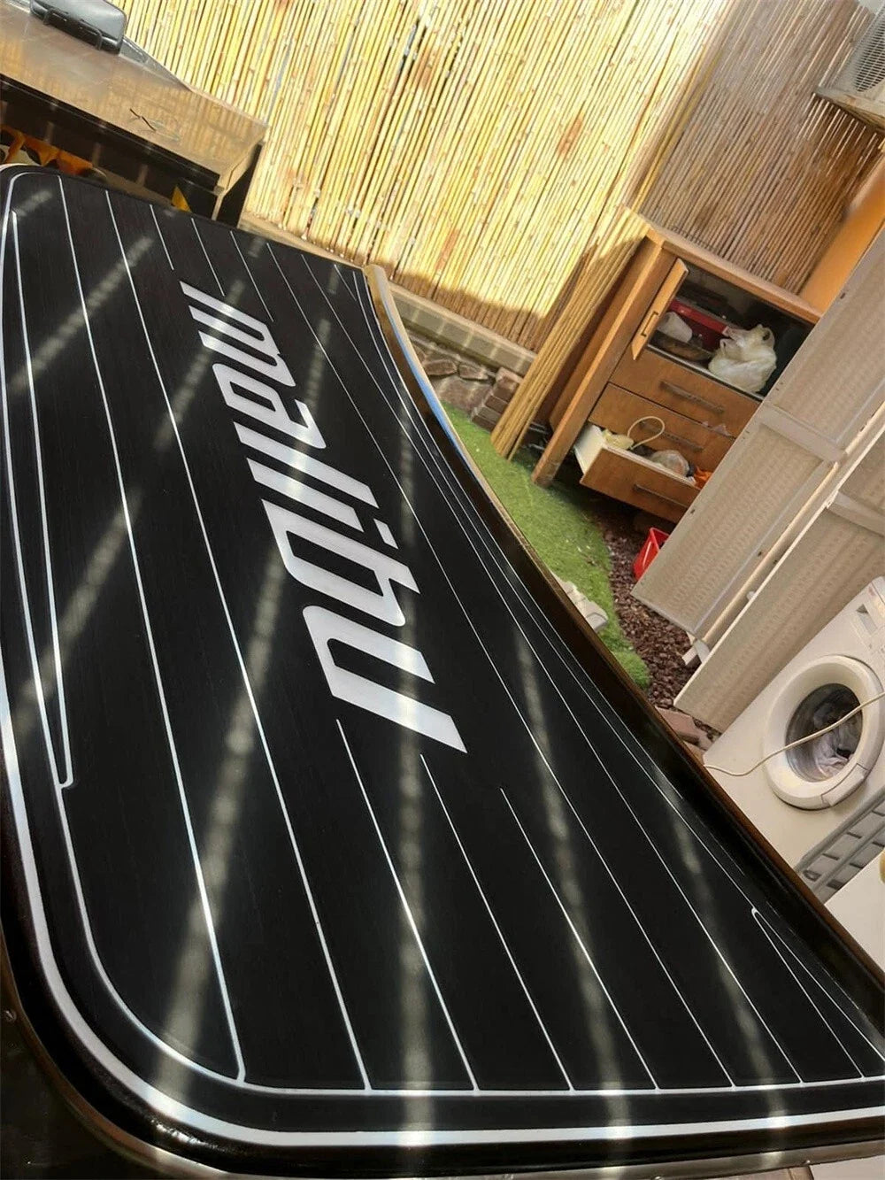 Swim Platform Step Pad for Malibu 23 LSV (2006–2009) EVA Foam Teak Deck