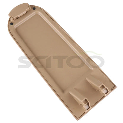 Beige Leather Armrest Cover Lid for VW Jetta R32 MK4 Beetle (1999–2009)