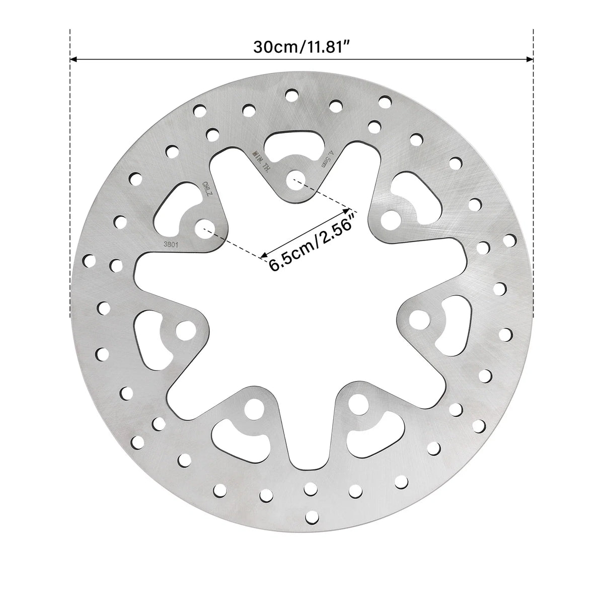 2X 11.8" Front Brake Disc Rotors for Harley Street Road Glide King (2014–2025)