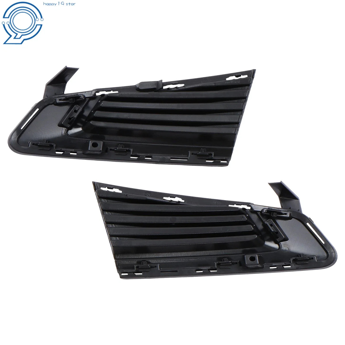 Fog Light Hole Cover Set for Cadillac CTS (2014–2019) Black