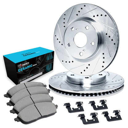 2X Brake Disc and Pad Kit for Lincoln MKX (2007–2008) WGWH1-54189