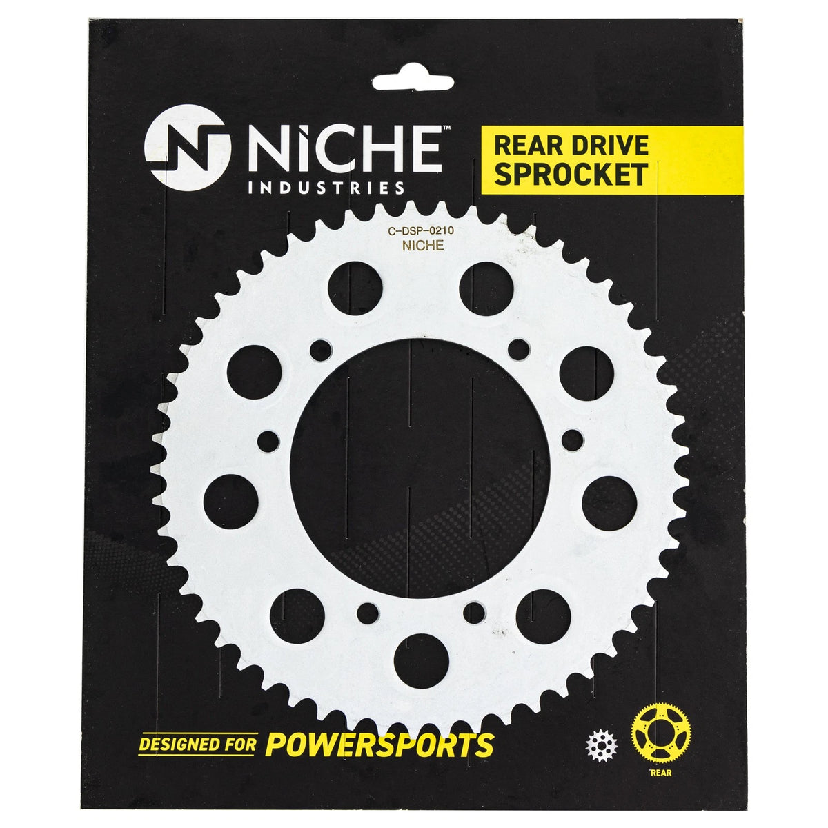 Sprocket Chain Set for Derbi Senda R 50 (MK1004509, 40530-GBF-B01, 40540-KSE-003)