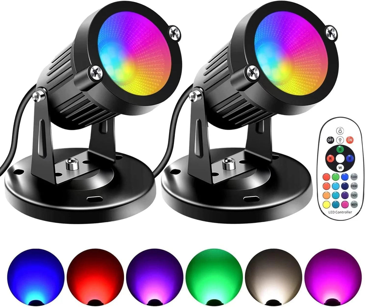 5W RGBW Uplighting Spot Lights for Indoor Use (RGBW Color Changing)