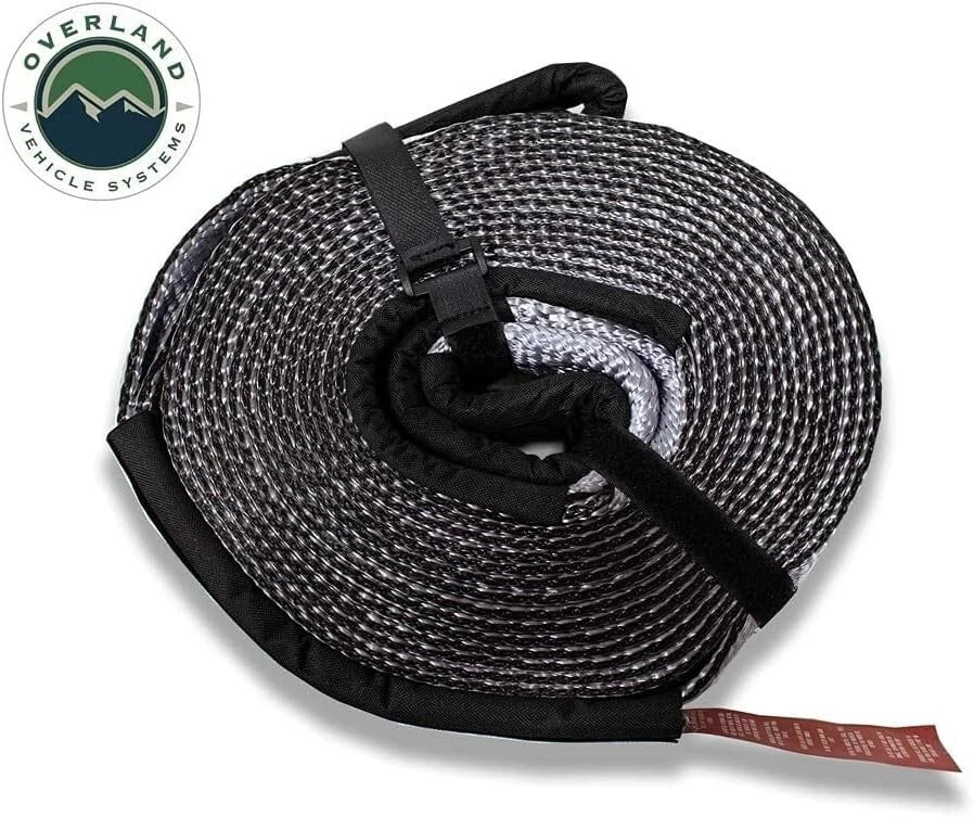 2" x 20' Tow Strap for Overland (19059916) - 20,000 lb Capacity, Gray