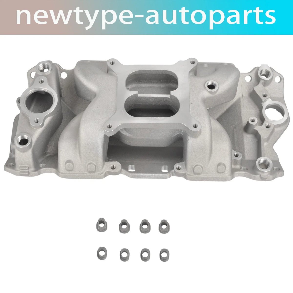 Intake Manifold Dual Plane Aluminum for Chevy SBC 350 400 (1955–1995)