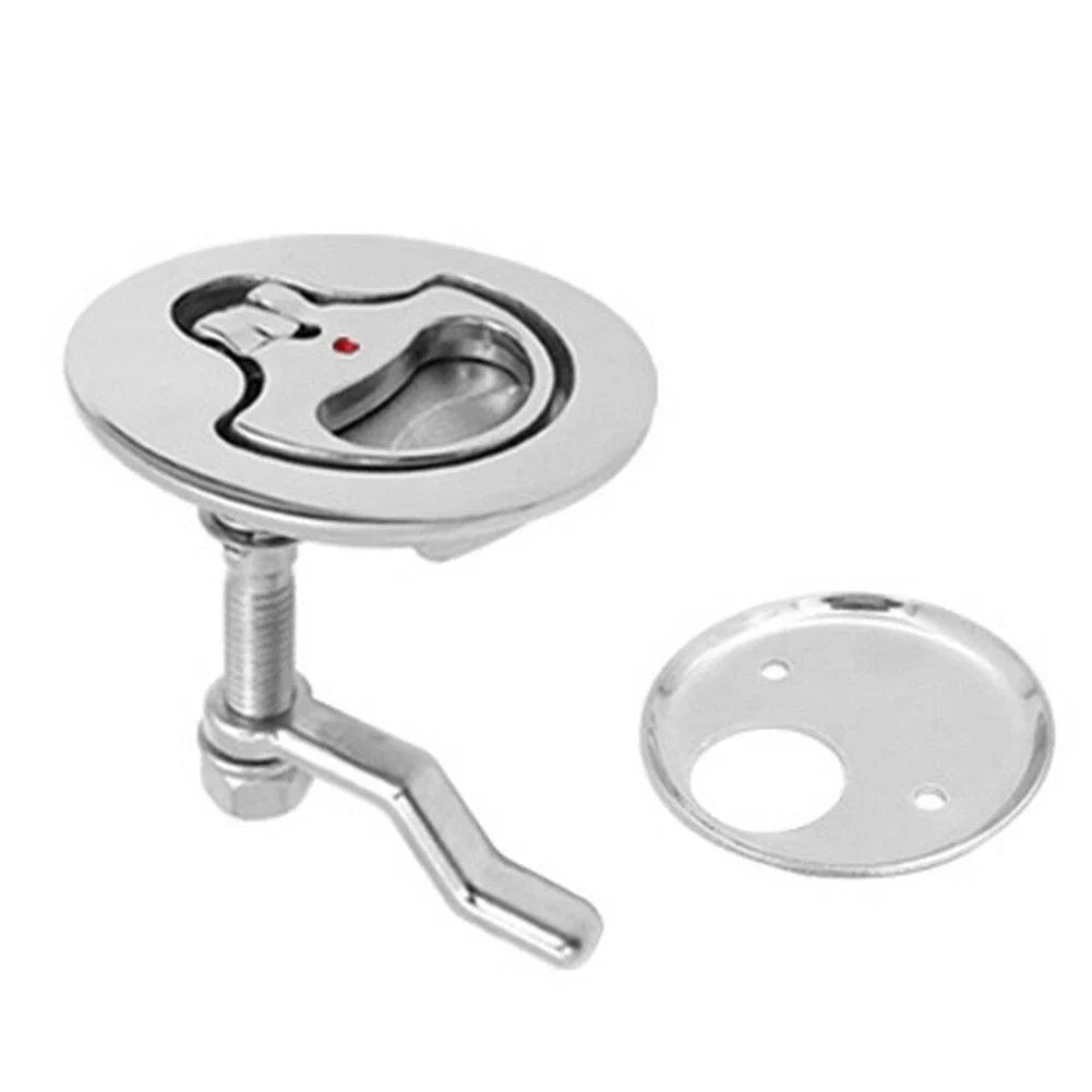 Flush Hatch Latch with Lock and Lift Handle for Marine Boats (Universal)