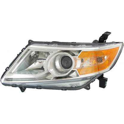 Headlight Driver Side Halogen for Honda Odyssey (2011–2013) HO2502142, CLX-M0-HD590-B001L
