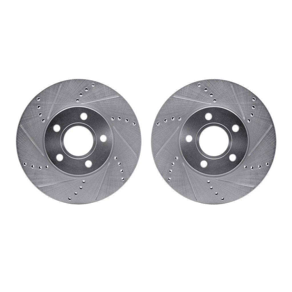 Brake Rotor Set for Volvo C30 (2012) - Drilled and Slotted ALX-PAU-DF-7002-54018-CLA3