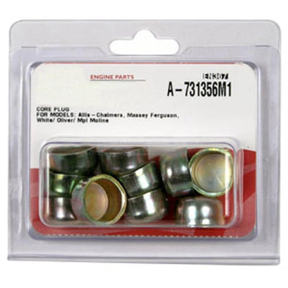 Cylinder Block Freeze Plugs for Massey Harris (Pack of 10)