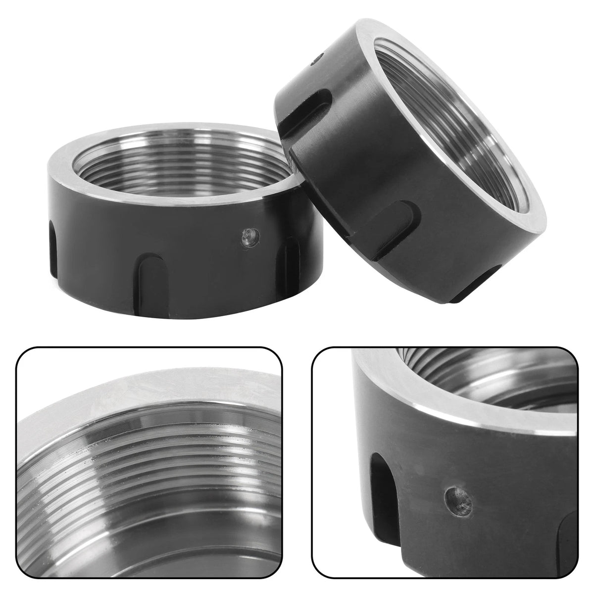2X ER32UM Collet Clamping Nuts for CNC Milling Chuck Holder Lathe