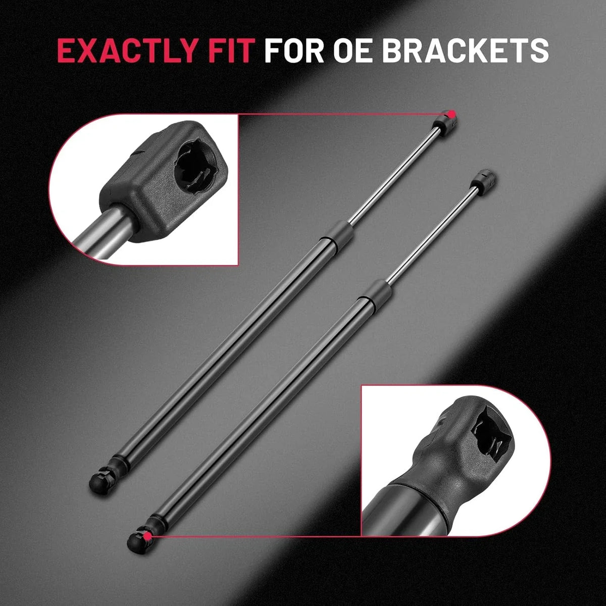 2X 6153 Hood Gas Struts Lift Supports for GMC Acadia (2007–2012)