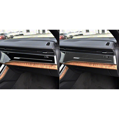 Carbon Fiber Dashboard Cover for Audi Q8 Q7 SQ7 SQ8 RS