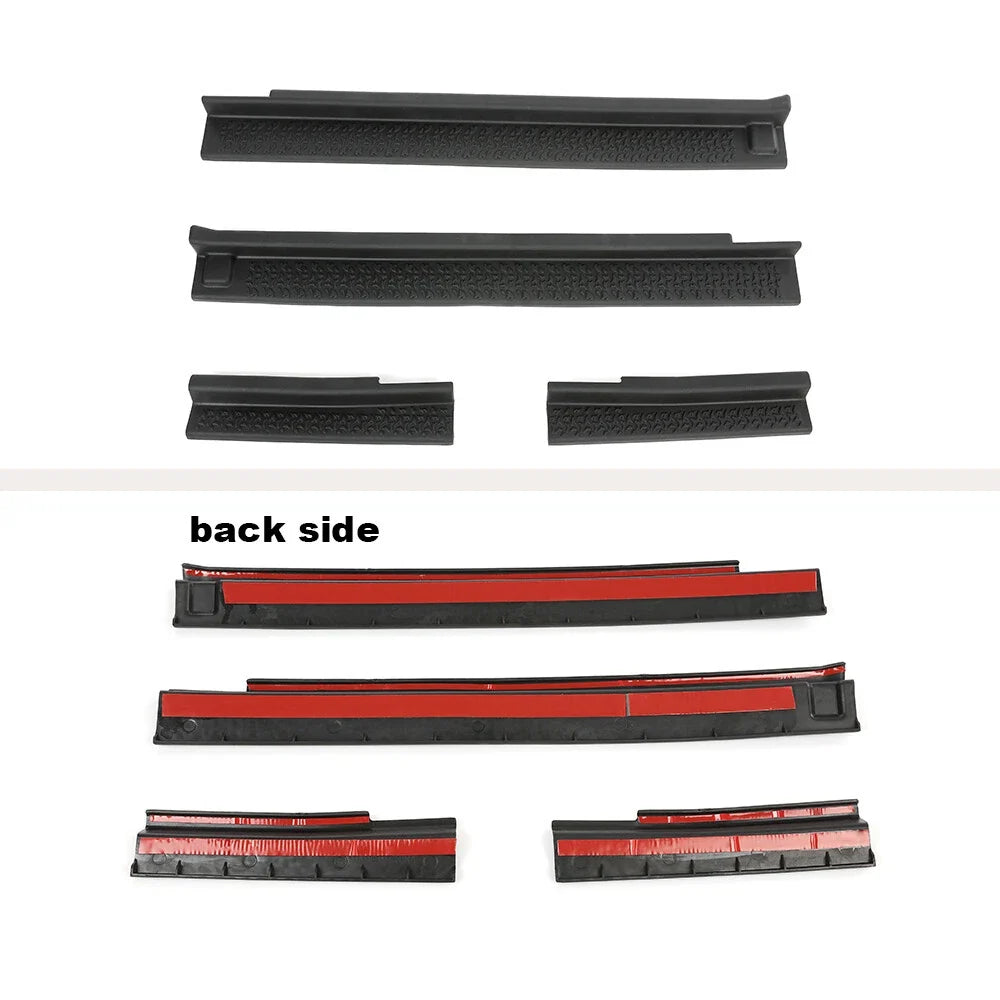 Set of 4 Door Entry Sill Plates for Jeep Wrangler (2007–2018)