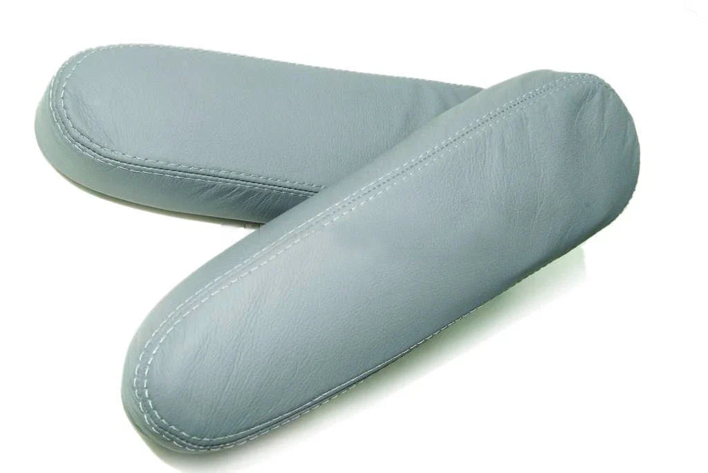 Front Seat Armrest for Nissan Armada Titan (2005–2015) Gray Leather Synthetic