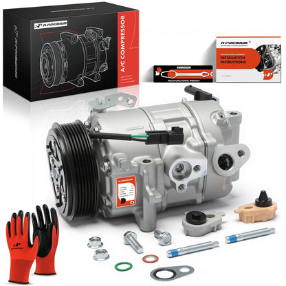 A/C Compressor with Clutch for Ford F-150 (2021–2025) ML3Z19703D, ML3Z19703L, 178355