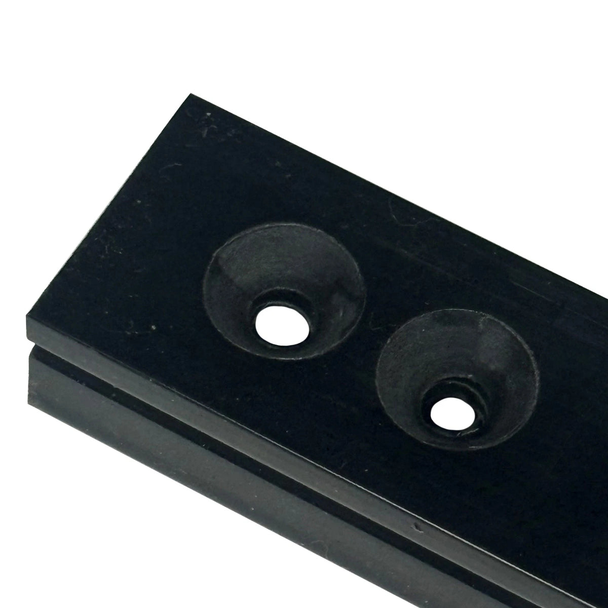 SPI Black Snow Slide Rail Wearstrip for Arctic Cat, Yamaha 56" Profile 2 (40-8)