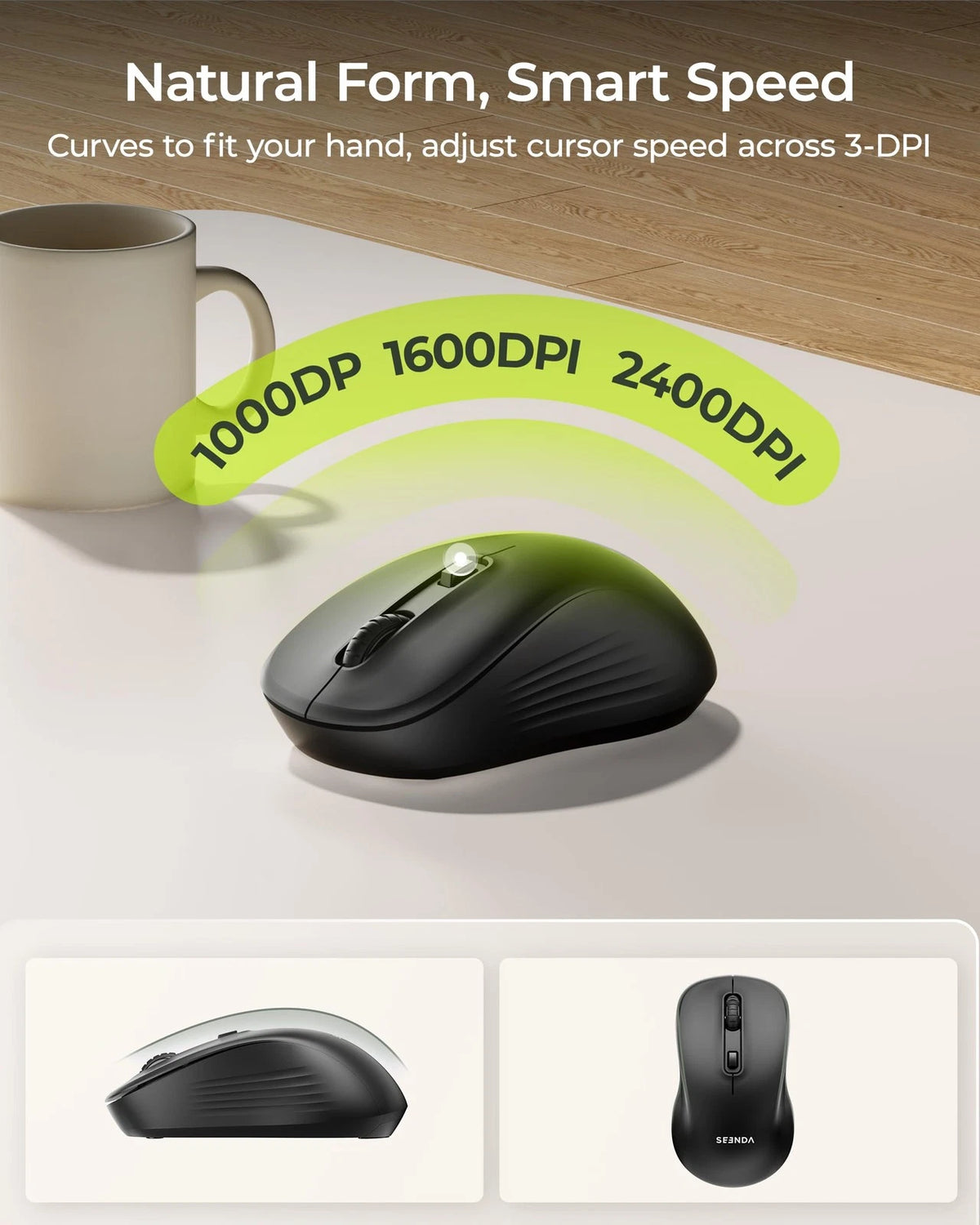 Wireless Bluetooth Keyboard Mouse Combo for COE200 (Full Size)