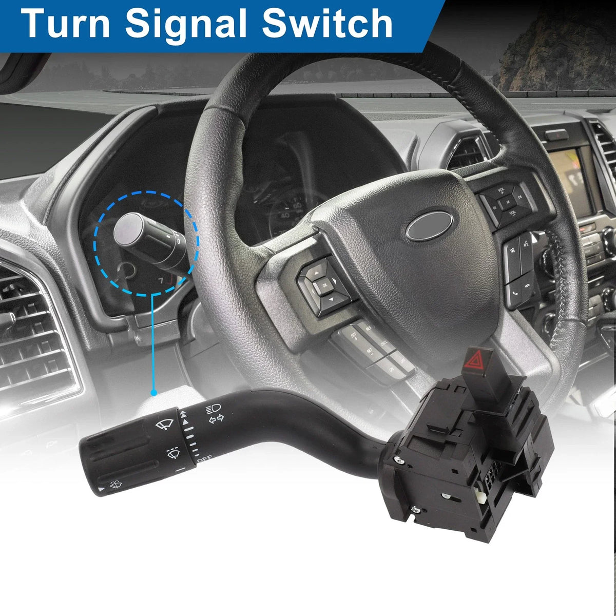 Turn Signal Switch Lever No. 8S4Z13K359AA for Ford Focus (2008–2011)