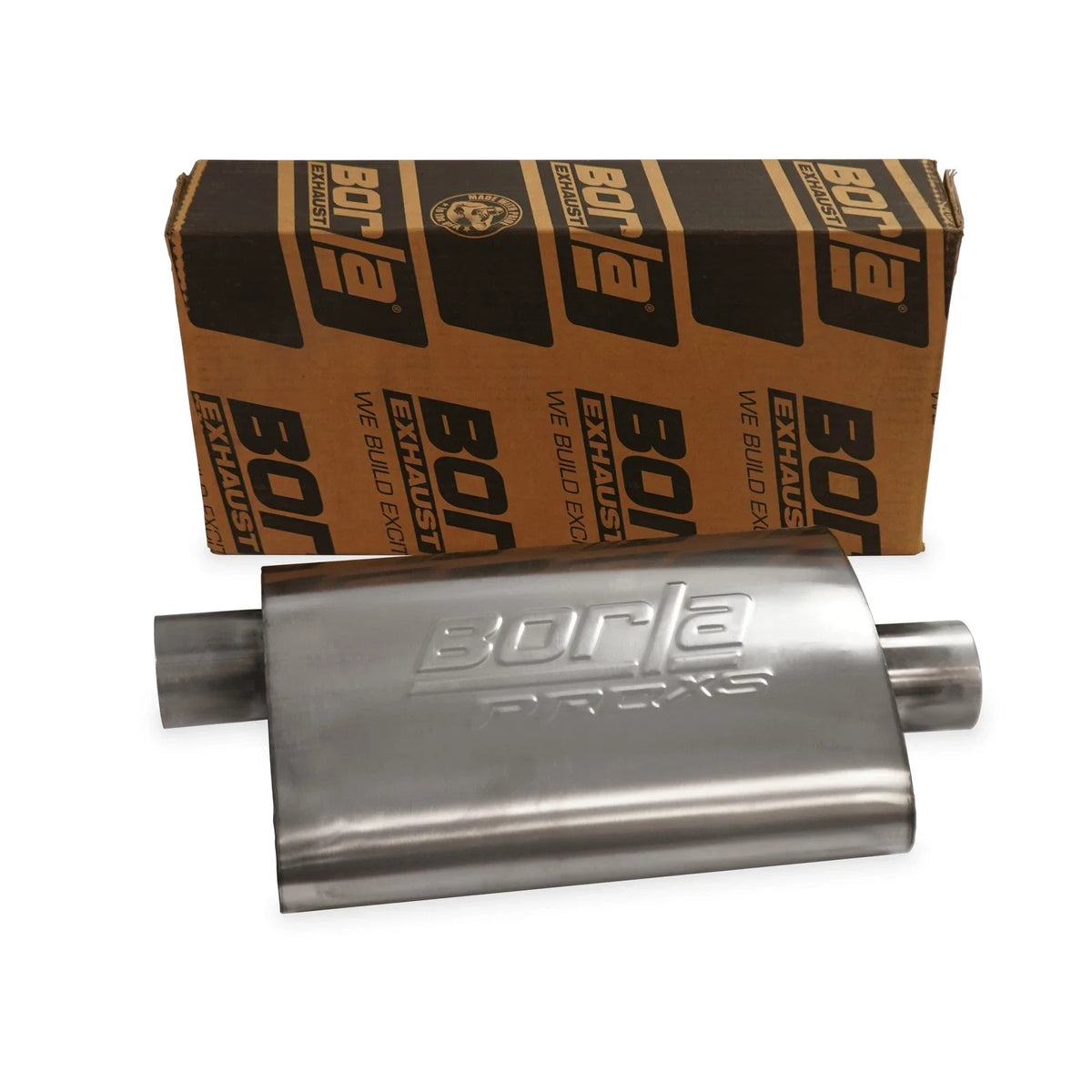 2.5" Aluminized Exhaust Kit for Jeep Wrangler TJ (2001–2006) - Borla Muffler