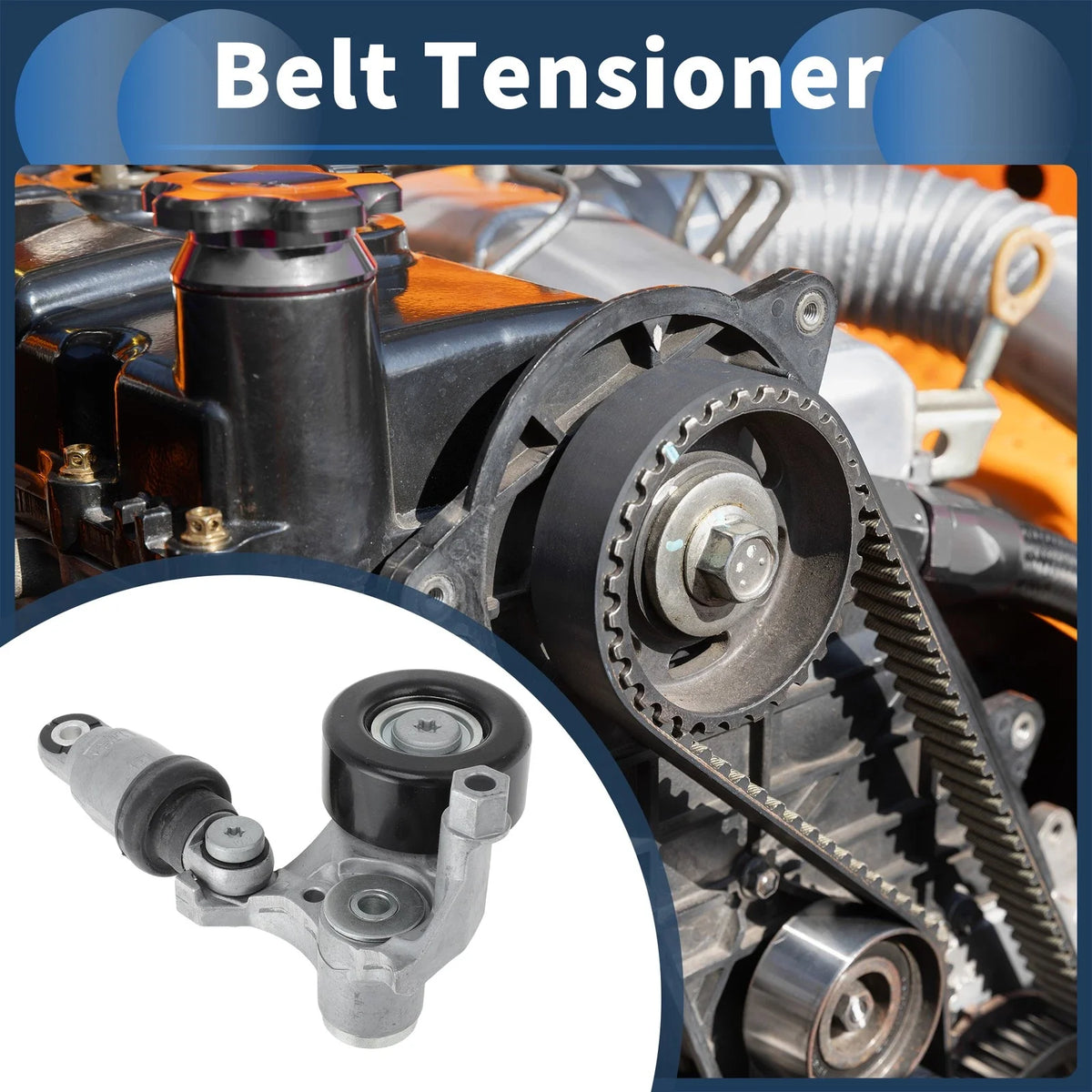 Belt Tensioner for Honda Civic (2017–2024) No. 31170RPYG01 Metal 1 Pc