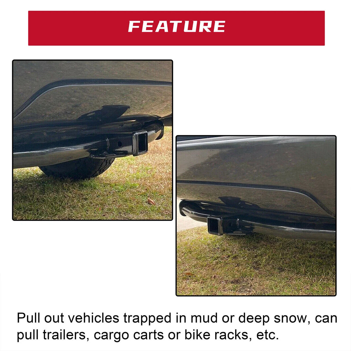 Class 3 Rear Trailer Hitch for Jeep Grand Cherokee (1999–2004) 2" Receiver