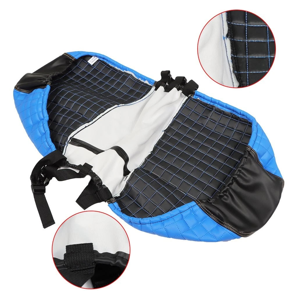 Front Seat Cover Kit for E-Z-GO TXT (1994–2013) Blue Color