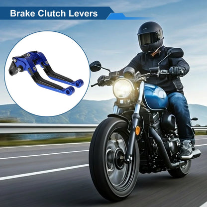 Adjustable Brake Clutch Lever for Honda X11 (1999–2002) Blue Black