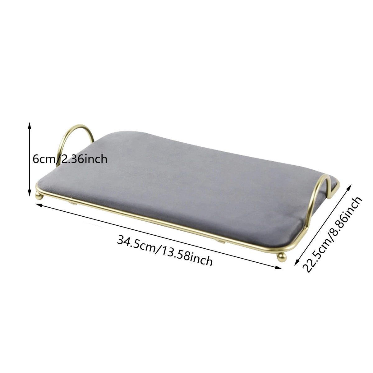 Rectangular Jewelry Tray for Display and Storage
