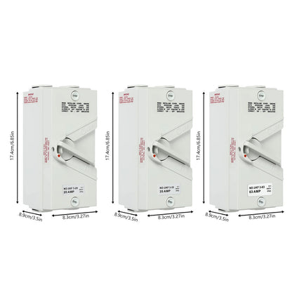 3 Pole Safety Isolation Switch for