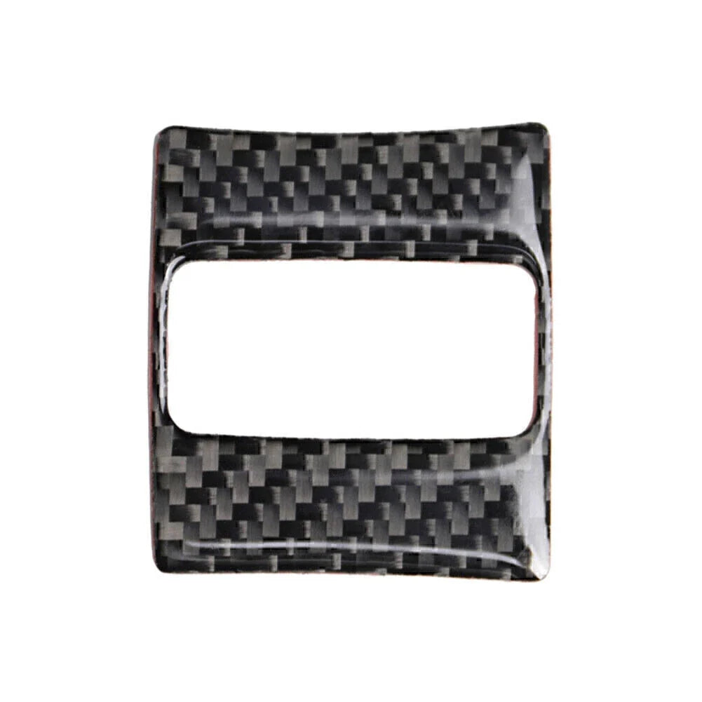 Carbon Fiber Interior Warning Lamp Button Trim for Mazda 3 Axela (2013–2018)