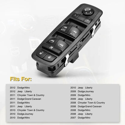 Front Left Power Window Switch for Dodge Grand Caravan (2008–2011)