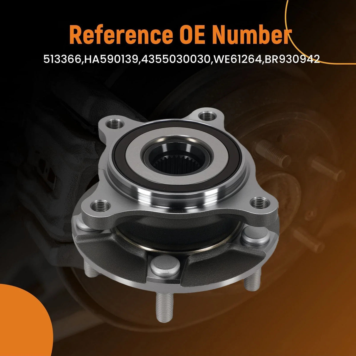 Front Wheel Hub Bearing for Lexus IS GS 250/300/350 (2013–2020) WE61264 513366
