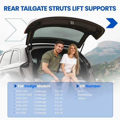 2Pcs Rear Trunk Lift Supports for Dodge Challenger (2008–2021) Coupe