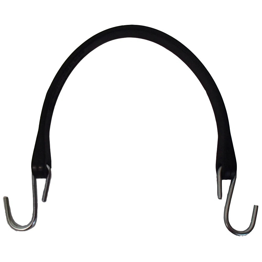 15" Rubber Tarp Strap/Bungee Cord Tie-Down for Flatbeds-Trailers