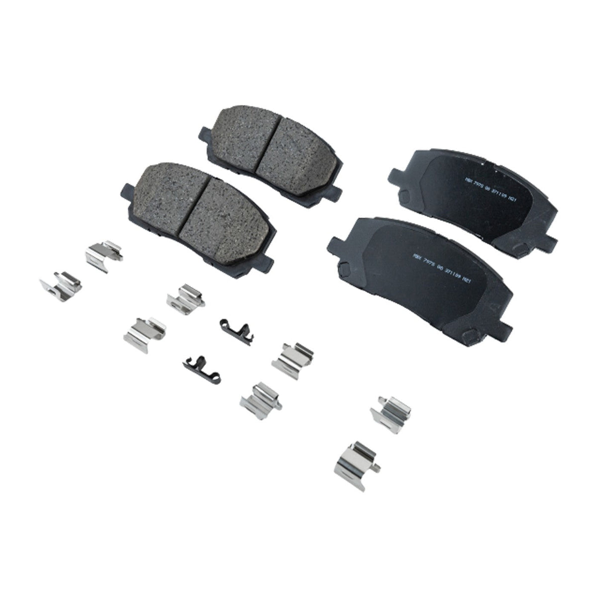 Brake Pad Set for Toyota Highlander (2004–2007) Front and Rear FWD