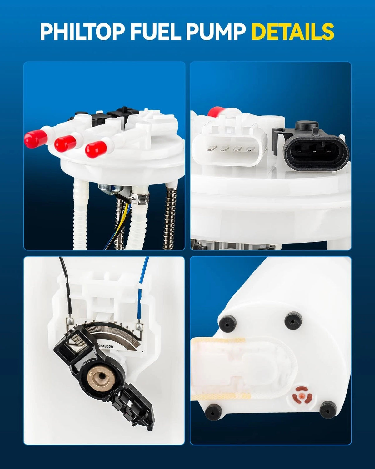 Electric Fuel Pump Assembly for Chevrolet S10, GMC Sonoma (2000–2003)