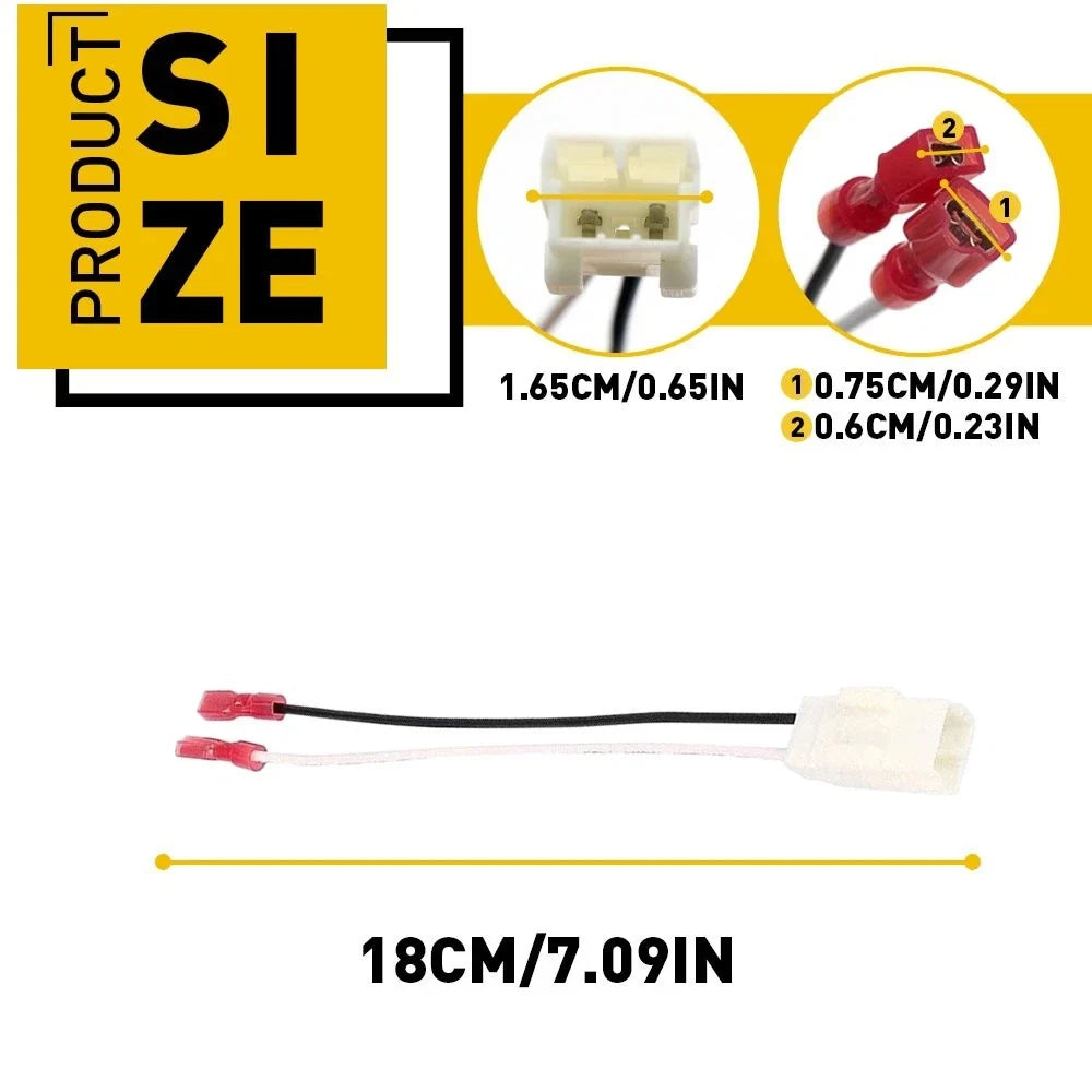 Speaker Harness Wiring Adapter Connector for Ram 2500 3500 Wrangler (2003–2021)