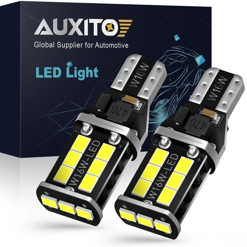 2X Canbus LED Backup Reverse Light Bulbs for Car (912, 921, T15, 15E)